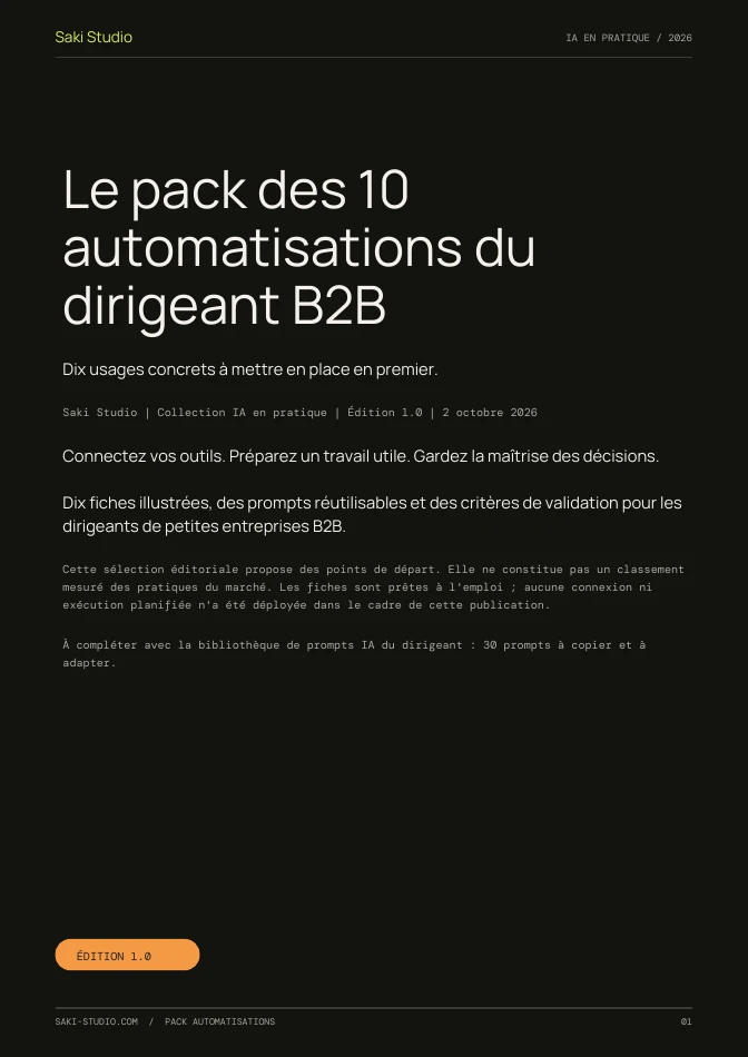 Le pack des 10 automatisations